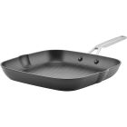 KitchenAid Nonstick Hard Anodized Induction 11.25" Grill Pan shown from front side view