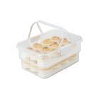 Progressive Snaplock Collapsible Egg Carrier (White)