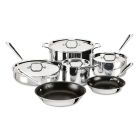 401488 NSR-R All Clad 10pc Stainless & Nonstick Bulk Set