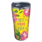 Tervis® 20oz Triple-Walled Insulated Stainless Steel Tumbler with Lid | Yellow Floral - "Best Mom Ever"