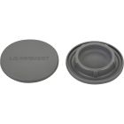 image shows Le Creuset Mill Caps (Set of 2) | Oyster  against a blank, white background Image