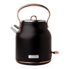 Haden Heritage 7-Cup Electric Kettle | Black and Copper