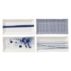 Royal Doulton Rectangular Trays (Set of 4) | Pacific Blue
