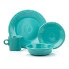 Fiesta Dinnerware - 4 Piece Place Setting - Turquoise Blue