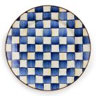image shows MacKenzie-Childs Royal Check 12" Charger/Plate against a blank, white background Image