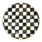image shows MacKenzie-Childs Courtly Check 12" Dinner Plate against a blank, white background Image