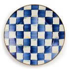 image shows MacKenzie-Childs Royal Check 10" Dinner Plate against a blank, white background
 Image