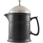 image shows Chantal 16oz French Press | Matte Black against a blank, white background Image