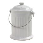 Norpro Ceramic Compost Crock & Lid - White 4 Qt. Image