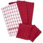image shows Ritz 6-Piece Premium Kitchen Towel & Dish Cloth Set | Graphite against a blank, white background Image