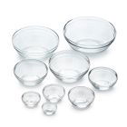 Duralex Le Gigogne Clear 9-Piece Stacking Bowl Set