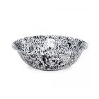  image shows Crow Canyon 32Qt. Benson Basin | Black Splatter against a blank, white background Image