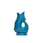 image shows Wade Ceramics Mini Gluggle Jug | Petrol   against a blank, white background Image