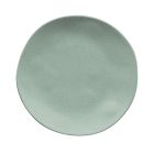 image shows TarHong Organic Wheat 10.6" Dinner Plate | Sage Green  against a blank, white background
 Image