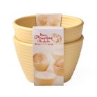 image shows Talisman Designs Mini Proofing Baskets | Set of 2 against a blank, white background  Image