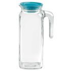 Bormioli Rocco 33.75 oz Frigoverre Jug with Teal Lid Image