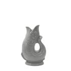 image shows Wade Ceramics Mini Gluggle Jug | Dark Grey against a blank, white background Image