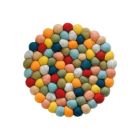 Colore Virgin Wool Trivet on a blank white background Image