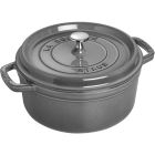 Staub Cast Iron 4 Qt. Round Dutch Oven | Graphite Grey