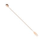 Mercer Barfly 19.6" Bar Spoon with Fork | Copper Plated Image