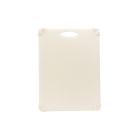 Tablecraft 20" x 15" Grippy Polypropylene Cutting Board | White Image