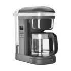 Matte Charcoal Grey 12-Cup Drip Coffee Maker with Spiral Showerhead ...