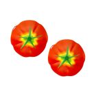 Charles Viancin Silicone Drink Covers | Tomato (Set of 2) Image