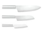 Rada Chef's Kitchen Knives 3pcs USA made L/R hands French Chef, Cooks Knives  +