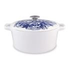Cuisinart Caskata Collection 5 Qt. Round Covered Casserole (Blooming Peony) 