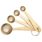 Danica Heirloom Set of 4 Measuring Spoons | Gold Image
