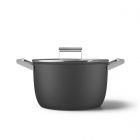 SMEG 8 Qt. Casserole Dish with Lid | Black