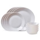 Corelle 12 Piece Dinnerware Set | Opal White