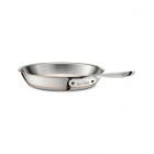 MasterPRO 5CX 6 qt. Stainless Steel 5-Ply Copper Core Deep Saute Pan with Lid, Silver