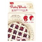 image shows Talisman Designs Pastry Wheels Decorator & Cutter Set package against a blank, white background still in package  Image