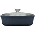 CorningWare French Colors 2.5 Quart Oval Baking Dish | Navy