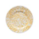image shows Crow Canyon 10.25" Dinner Plate | Yellow Splatter  against a blank, white background Image