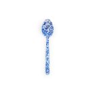 Crow Canyon Enameled Slotted Spoon Blue Marble Image