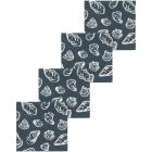 image shows Now Designs by Danica Napkins (Set of 4) | Shellfish  against a blank, white background Image
