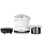 Nutrimill 6.5 Qt. Artiste Mixer + Ice Cream Making Bundle | Black Trim