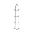 image shows Tripar International 4-Tier Wall Plate Rack | Black against a blank, white background Image