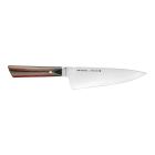 image shows ZWILLING Bob Kramer Meiji 8" Chef's Knife against a blank, white background Image