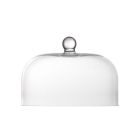 image shows Fortessa Jupiter Large Glass Dome | Clear against a blank, white background Image