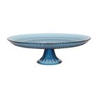 image shows Fortessa Jupiter 13" Cake Stand | Cornflower against a blank, white background Image
