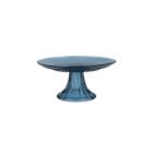 image shows Fortessa Jupiter 8.5" Mini Cake & Cupcake Stand | Cornflower against a blank, white background Image