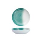 image shows Fortessa La Cote Outdoor Melamine Coupe 8" Bowl (Amalfi) against a blank, white background Image