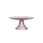 image shows Fortessa Archie 8.25" Mini Cake and Cupcake Stand | Pink against a blank, white background Image