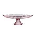 image shows Fortessa Archie 13" Cake Stand | Pink against a blank, white background Image