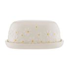  image shows Price & Kensington Daisy Butter Dish against a blank, white background Image