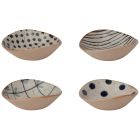 image shows Danica Heirloom Element 2oz Dipping Dish (Set of 4) (Unite) against a blank, white background Image