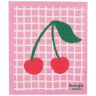image shows Ecologie by Danica Swedish Sponge Dish Cloth | Very Cherry against a blank, white background Image